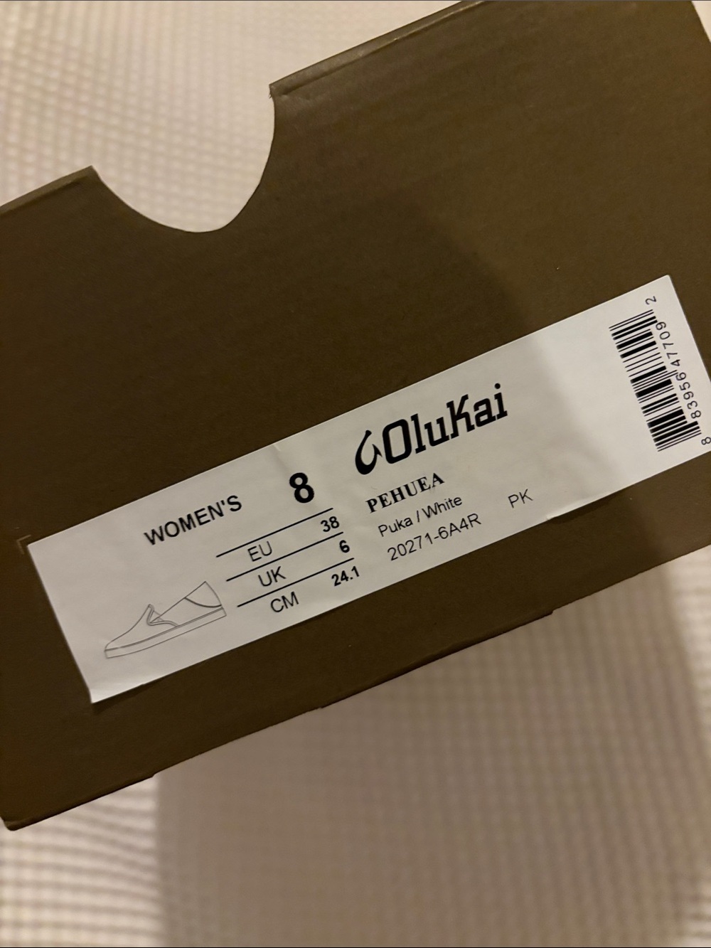 OluKai Women's Cream Slip-On Mesh Sneakers